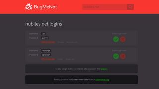 
                            11. nubiles.net passwords - BugMeNot