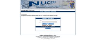 
                            1. NUCEPE - Núcleo de Concursos e Promoção de Eventos - Uespi