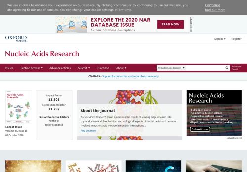 
                            1. Nucleic Acids Research | Oxford Academic