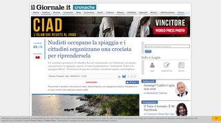 
                            8. Nudisti occupano la spiaggia e i cittadini organizzano una crociata per ...