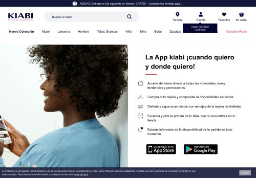 
                            2. Nueva web movil | Kiabi