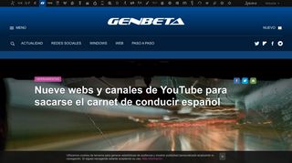 
                            11. Nueve webs y canales de YouTube para sacarse el carnet de ...