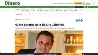 
                            10. Nuevo gerente para Natura Colombia - Dinero