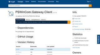 
                            13. NuGet Gallery | PSWinCom.Gateway.Client 2.0.15