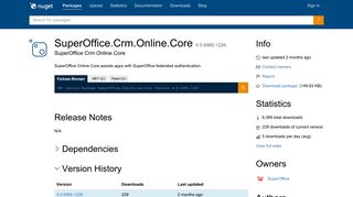 
                            8. NuGet Gallery | SuperOffice.Crm.Online.Core 4.0.6880.1551