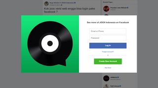 
                            6. Nugi Alindro - Kok joox versi web engga bisa login pake... | Facebook