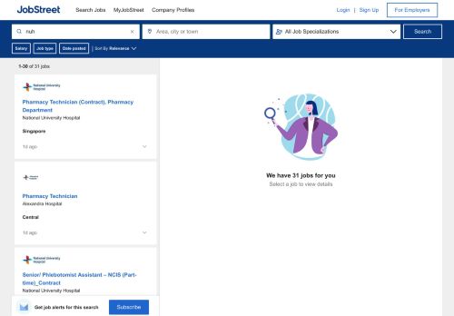
                            4. Nuh Jobs in Singapore, Job Vacancies | JobStreet.com.sg