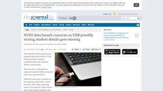 
                            11. NUIG data breach concerns as USB possibly storing student details ...