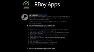 
                            12. Nuki - RBoy Apps SmartThings