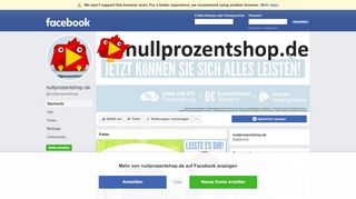
                            7. nullprozentshop.de - Elektronik | Facebook - 9 Fotos