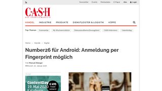 
                            12. Number26 für Android: Anmeldung per Fingerprint möglich