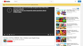 
                            3. Numbers 123 FULL VERSION - Kids + Children Learn ...