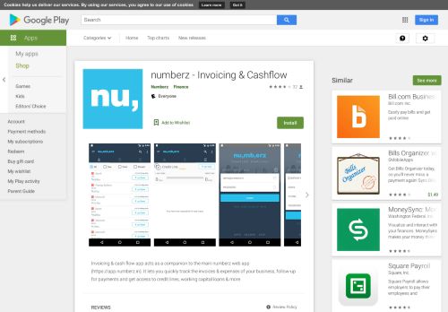 
                            2. numberz - Invoicing & Cashflow – Apps on Google Play