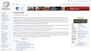 
                            11. Numericable - Wikipedia