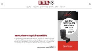 
                            9. numero patente errato portale automobilista - Lettera43