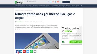 
                            12. Numero verde Acea per utenze luce, gas e acqua - Money.it