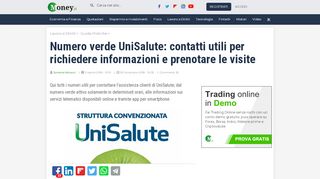 
                            4. Numero verde UniSalute: contatti utili per richiedere informazioni e ...