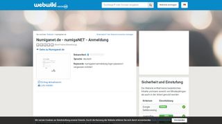 
                            13. Numiganet.de - Erfahrungen und Bewertungen - Webwiki