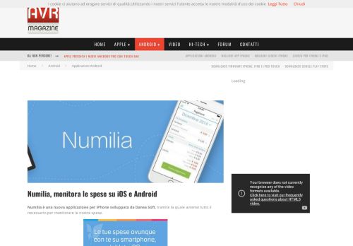 
                            8. Numilia, monitora le spese su iOS e Android | AVRMagazine.com