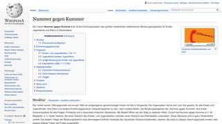 
                            9. Nummer gegen Kummer – Wikipedia