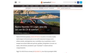 
                            10. Nuova Hyundai i10 Login: una city car con 66 CV di comfort | Motori ...