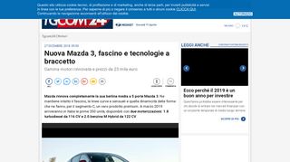 
                            7. Nuova Mazda 3, fascino e tecnologie a braccetto - Tgcom24