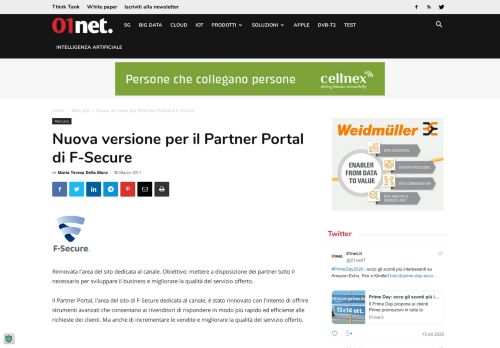 
                            8. Nuova versione per il Partner Portal di F-Secure | 01net