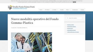 
                            13. Nuove modalità operative del Fondo Gomma-Plastica