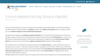 
                            4. Nuovo deposito a Villacidro - AdLog Group