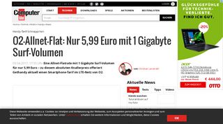 
                            12. Nur 5,99 Euro: Allnet-Flat mit 1 Gigabyte - COMPUTER BILD