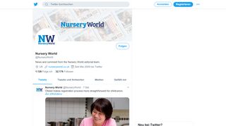 
                            12. Nursery World (@NurseryWorld) | Twitter