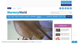 
                            2. Nursery World: Early years & childcare news & best practice
