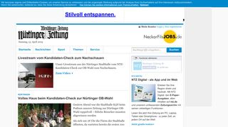 
                            10. Nürtinger Zeitung: Startseite