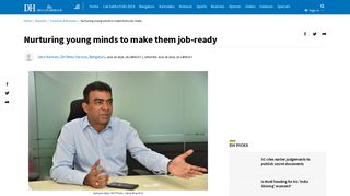 
                            12. Nurturing young minds to make them job-ready | Deccan Herald