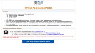 
                            7. nus application