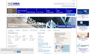 
                            10. NUS Business School, National University of Singapore | FIND MBA