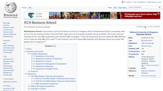 
                            12. NUS Business School - Wikipedia