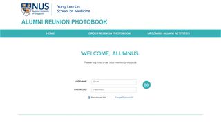 
                            11. NUS Medicine Alumni Photobook Website Order Your Reunion Book ...