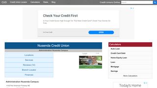 
                            11. Nusenda Credit Union - Albuquerque, NM - Credit Unions Online
