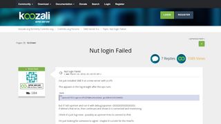 
                            4. Nut login Failed - Koozali.org formerly Contribs.org - SME Server