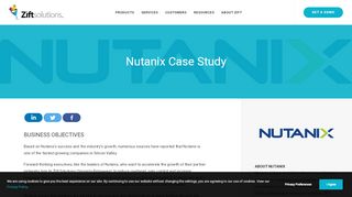 
                            13. Nutanix Case Study - Zift Solutions