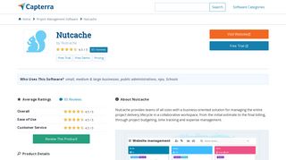 
                            8. Nutcache Reviews and Pricing - 2019 - Capterra