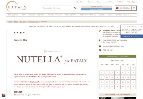 
                            13. Nutella Bar | Eataly Las Vegas | Eataly