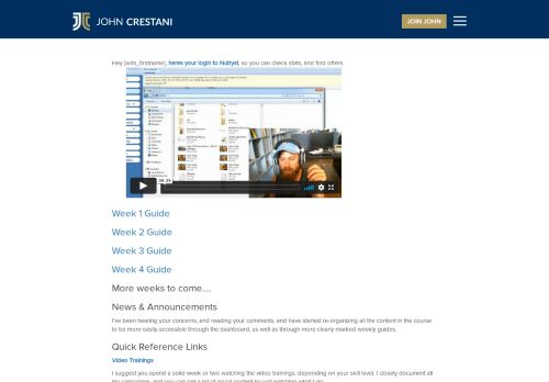 
                            5. Nutra Media Buyer Dashboard - John Crestani