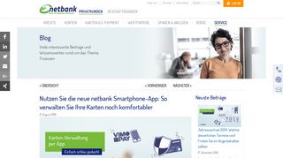 
                            9. Nutzen Sie die neue netbank Smartphone-App: So verwalten Sie Ihre ...