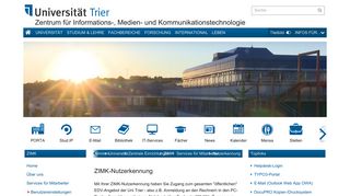 
                            5. Nutzerkennung - Uni Trier