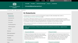 
                            3. Nutzerkonto | Allgemeines | URZ | TU Chemnitz