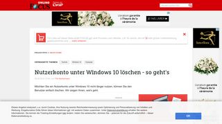 
                            10. Nutzerkonto unter Windows 10 löschen - so geht's | FOCUS.de