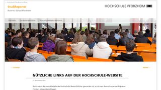 
                            9. Nützliche Links auf der Hochschule-Website - Hochschule Pforzheim ...