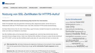 
                            5. Nutzung von SSL-Zertifikaten für HTTPS-Aufruf